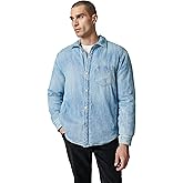 Joe's Jeans Men's RAF Button Down Jacket, Puff Indigo