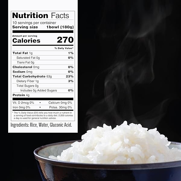IRIS INSTANT WHITE RICE (10 PACK), ULTRA PREMIUM JAPANESE SHORT GRAIN SUSHI STICKY RICE, MICROWAVE FOR 80 SECONDS (1.2 MINUTES), GLUTEN FREE VEGAN, GROWN POLISHED AND PACKED IN JAPAN