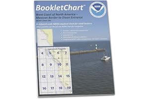 Paradise Cay Publications NOAA BookletChart 501: North Pacific Ocean West Coast of North America Mexican Border to Dixon