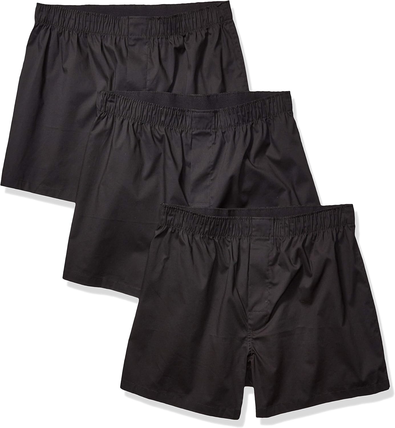 Amazon Brand - Goodthreads Men's 3-Pack Stretch Woven Boxer Shorts