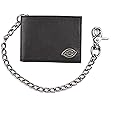 Dickies Men's Bifold Wallet-High Security with ID Window and Credit Card Pockets