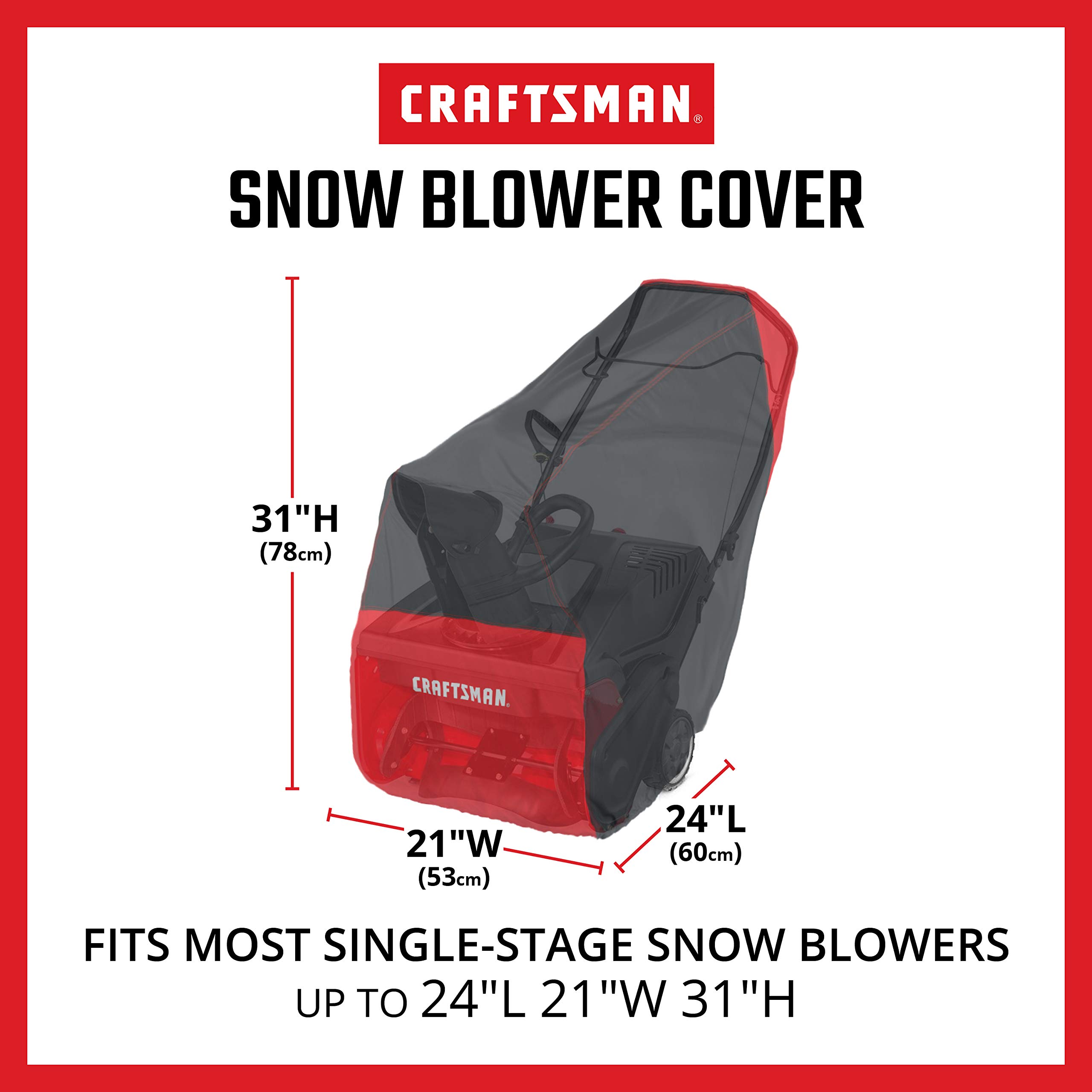CRAFTSMAN Single-Stage Snow Blower Cover - Image 3