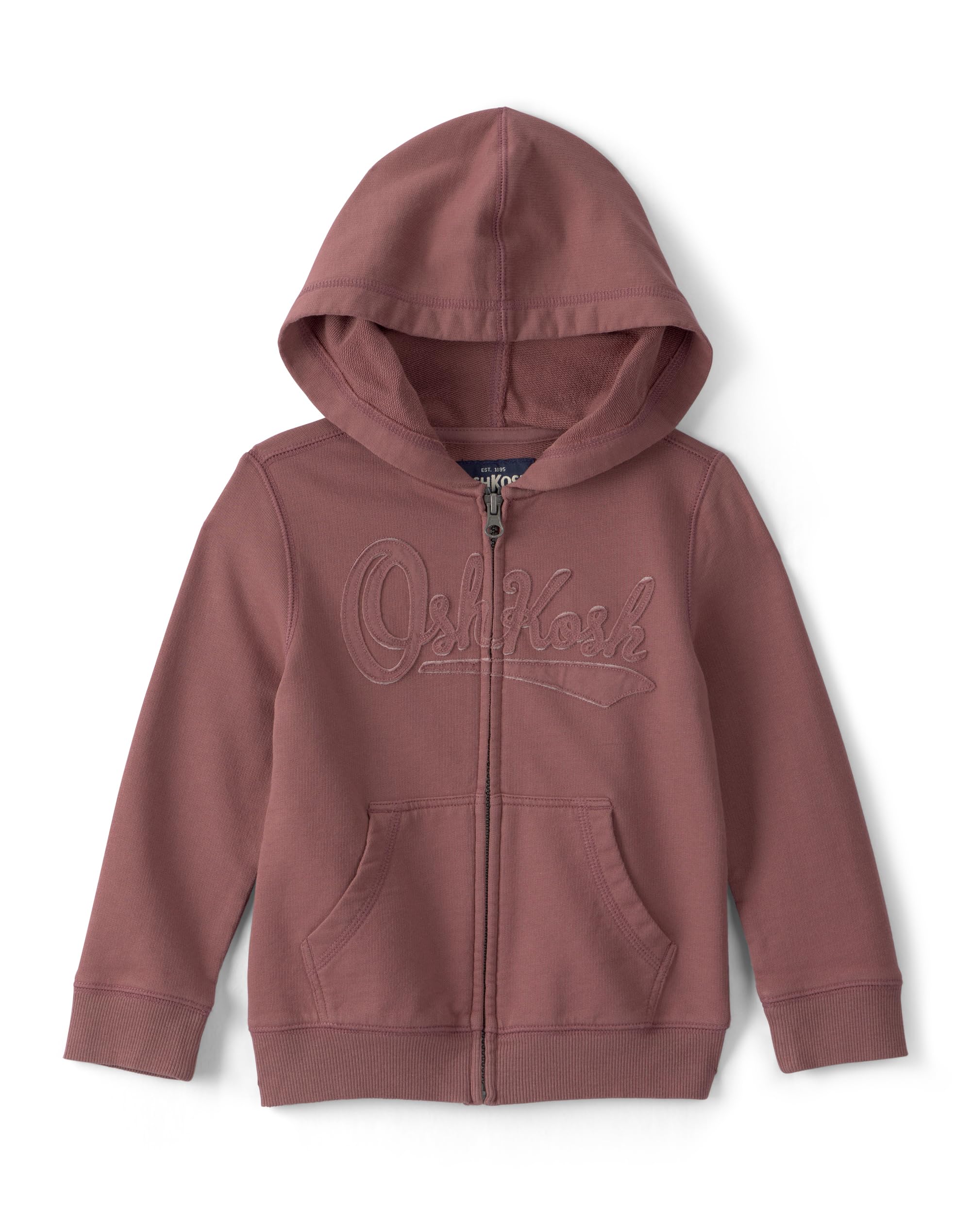 OshKosh B'gosh Boy Logo Hoodie, Brown, 4T Image