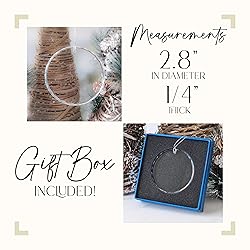 Personalized Crystal First Christmas Ornament with
