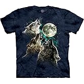 The Mountain Three Wolf Moon Short Sleeve Tee