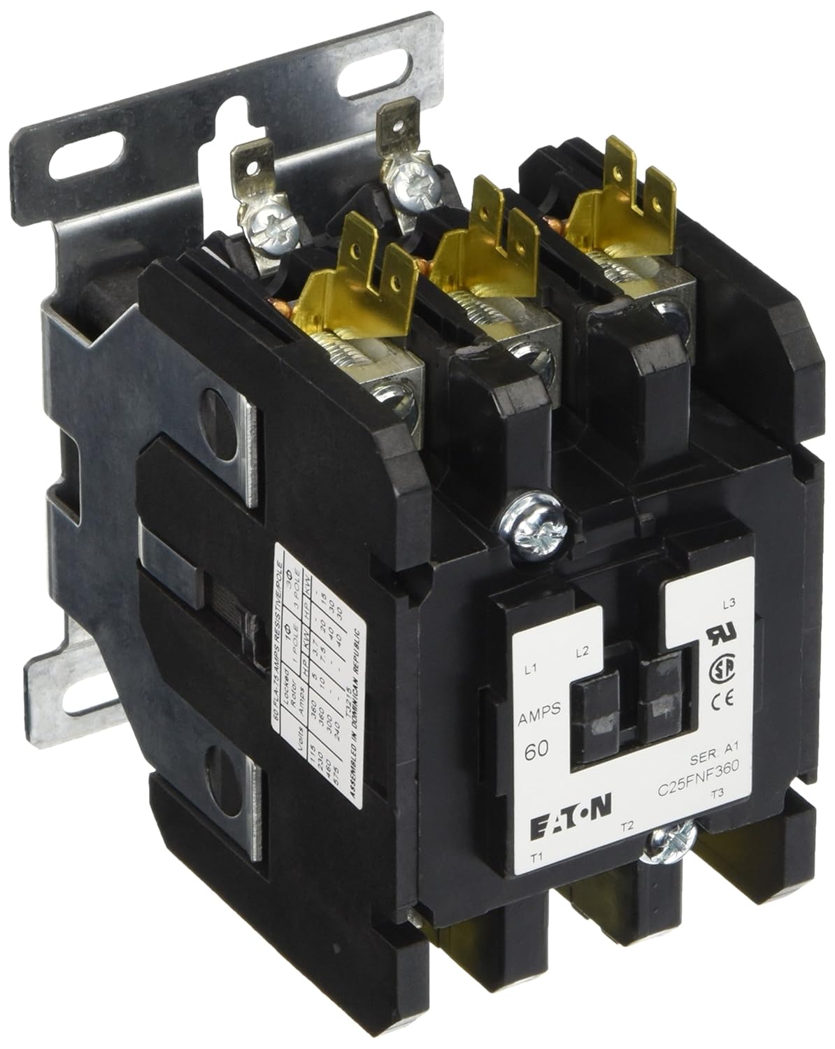 C25DNF340B Eaton Cutler Hammer Contactor 40 Amp • 3 Pole • 208/240V