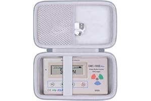 Aenllosi Hard Carrying Case Compatible with GQ GMC300EPlus/GMC-500Plus/EMF-390/GMC-600Plus Nuclear Radiation Detector Monitor