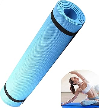 Slosy Esterilla Yoga Azul Lisa Colchoneta de Pilates Fitness 180 * 50cm Entrenamiento Gimnasio Alfombrilla para Abdominales Accesorios Gym Estera Ejercicio Colchon Espuma: Amazon.es: Deportes y aire libre