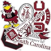Desert Cactus University of South Carolina Gamecocks USC Cocky Sticker Vinyl Decals Laptop Water Bottle Car Scrapbook Sheet T2 (Type 2-3)