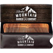 Amazon.com : Hair Comb - Wood with Anti-Static & No Snag with Fine ...