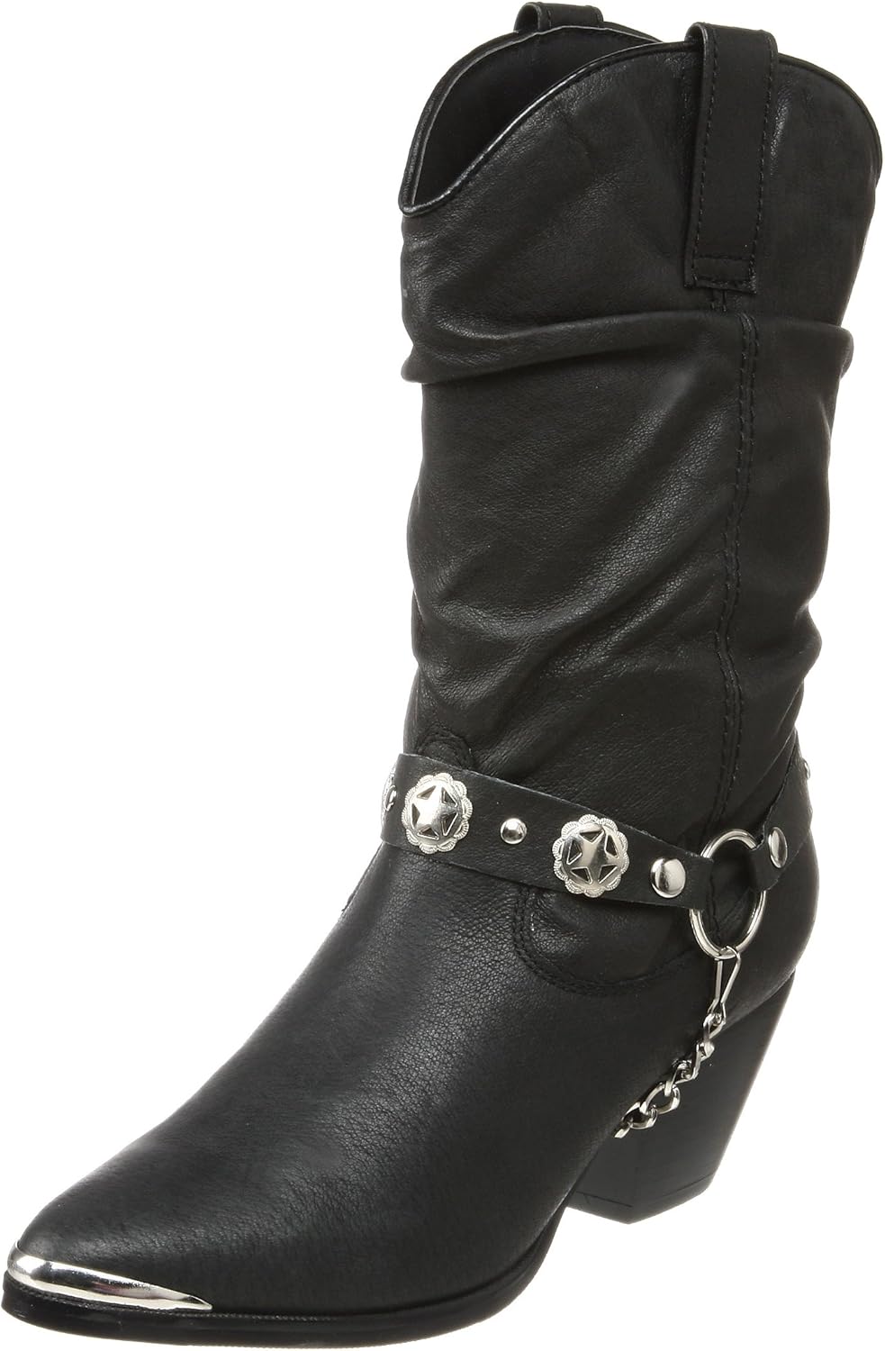 short black slouch boots