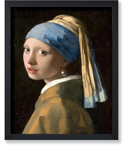 DECORARTS Mona Lisa Gerahmtes Wandbild – Goldener Rahmen, Giclée-Druck Auf Leinwand, 65 X 90 Cm