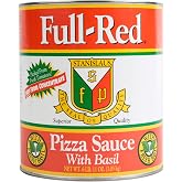 Full Red Pizza Sauce with Basil #10