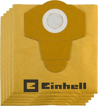 Einhell Wet and Dry Vacuum Bags 30 L Pack of 5 for 30 L Vacuums