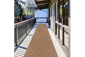 ZGR HOME&GARDEN ZGR Runner Rug 2 ft x 6 ft Carpet Runners, Indoor/Outdoor Hallway Kitchen Entryway Bedroom Area Rugs with Natural Non-Slip Rubber Backing, Garage mat, Sand, Custom