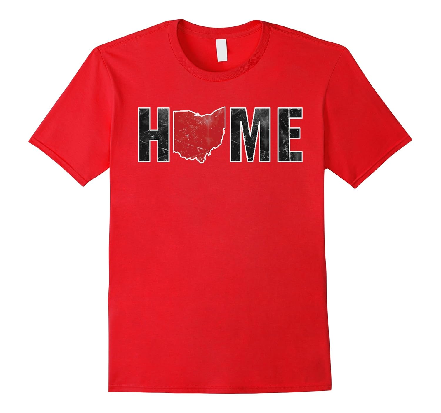 Ohio Home State Tee - New Design, Vintage Distressed-ANZ