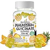 Magnesium Glycinate Gummies 2500mg - Sugar Free Magnesium Potassium Supplement with Vitamin D, B6, CoQ10 for Calm Mood & Slee