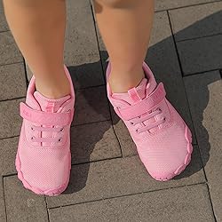 KUBUA Boys Girls Sneakers Kids Barefoot Shoes for