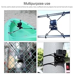 GEPULY Upgraded GoPro Fence Mount Hook Chain Link