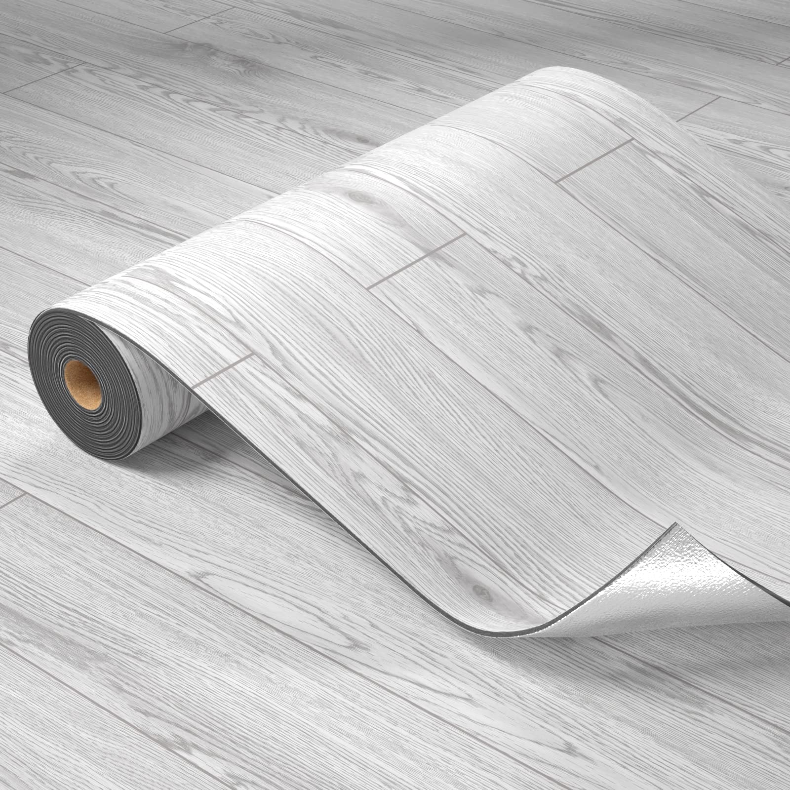 Oxdigi Peel And Stick Vinyl Flooring 2 Rolls 23 x 393 128 Sq Ft Self