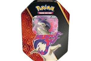 POKEMON Pokémon TCG: Divergent Powers Tin – Hisuian Typhlosion V (1 Foil Card & 4 Booster Packs)