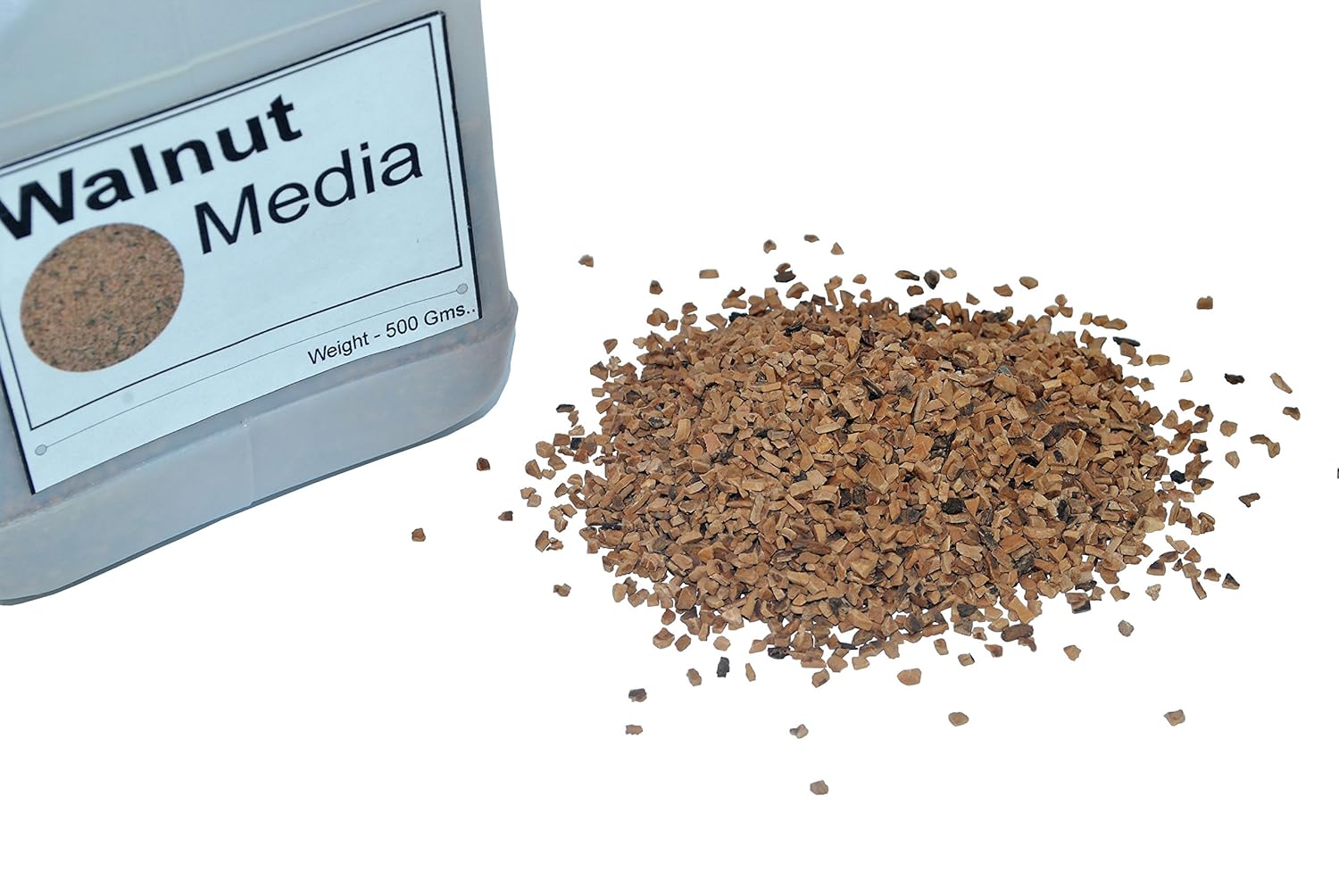 Proops 500g Medium 12/20 Grit Ground Walnut Shell Media for Tumbling