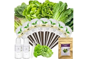 MAJERO Salad Greens Seed Pod Kit for AeroGarden, idoo, Ahopegarden, MUFGA with Red and Green Leaf, Romaine and American Fast/Buttercrunch/Paris Island Lettuce, Spinach - Compatible with All Garden(7-Pod)