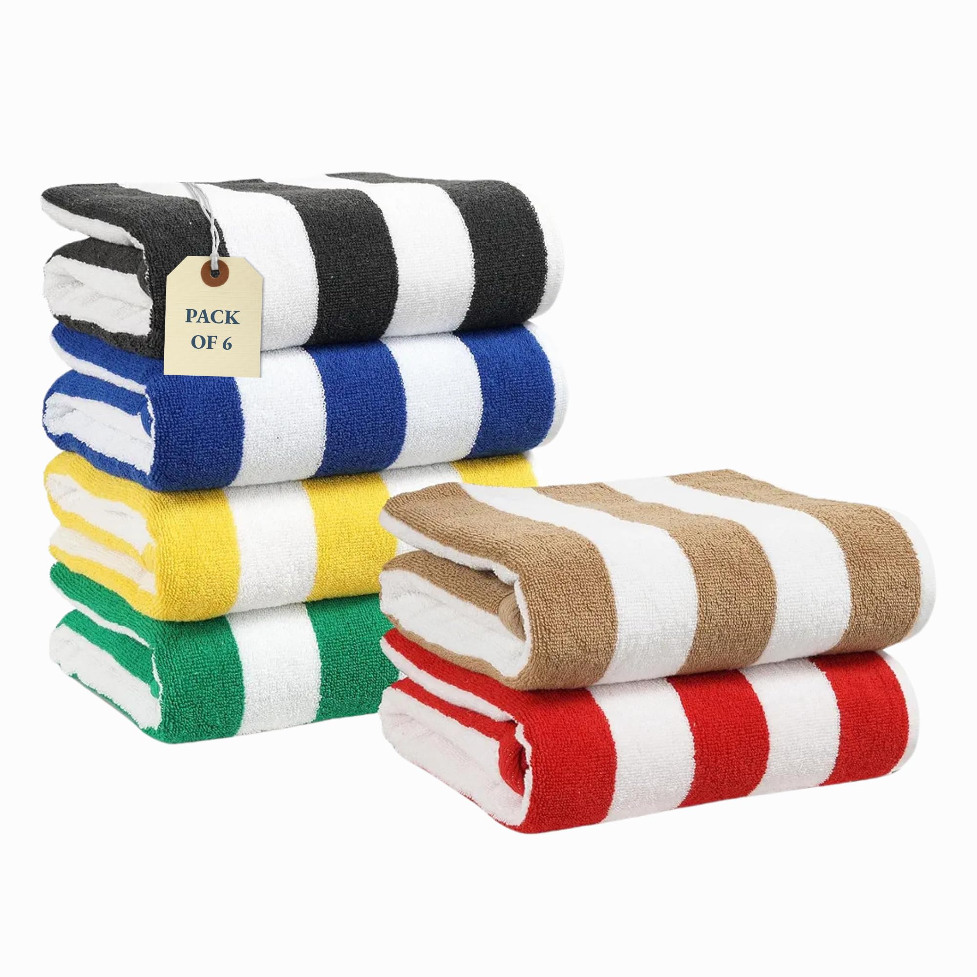 Hidden Gem: LANE LINEN 6 Pack Cotton Pool Towels