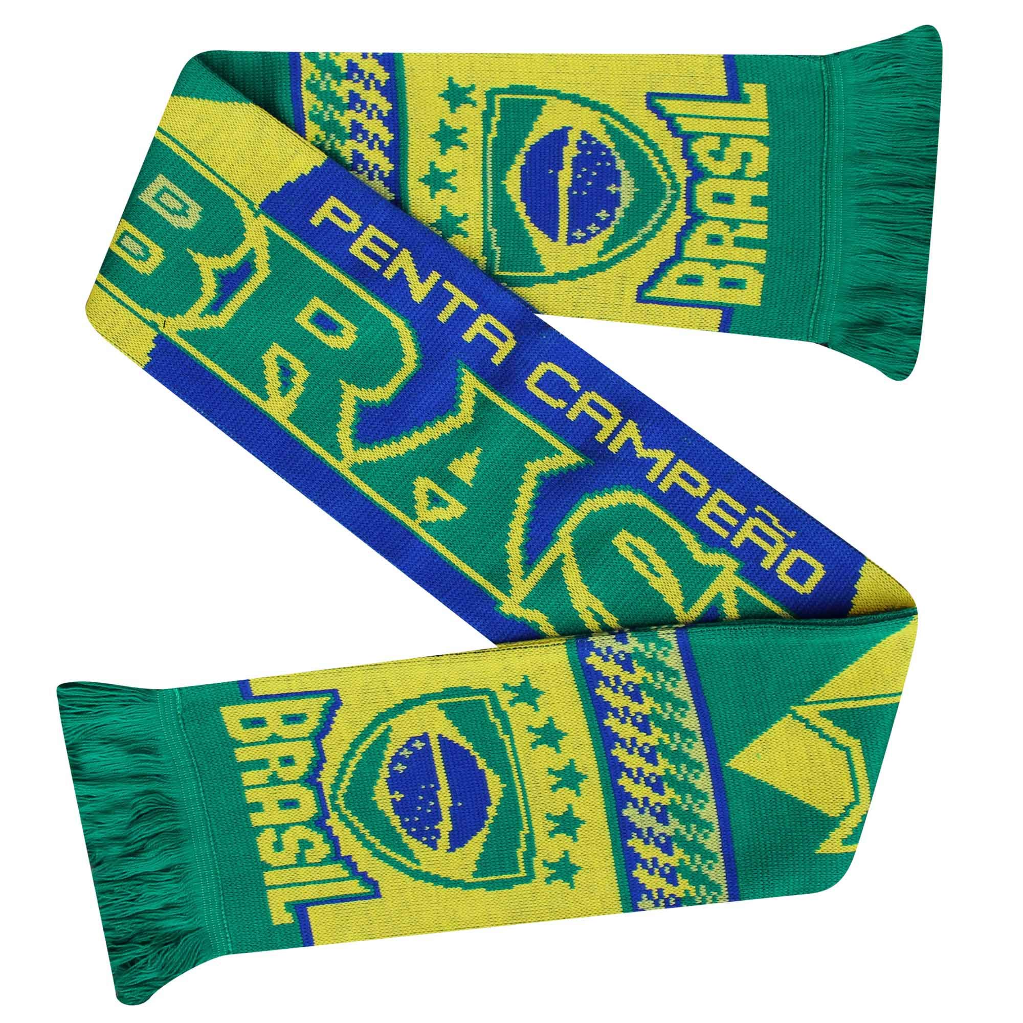 Brazil (Brasil World Cup Football Fans Scarf (100% Acrylic)