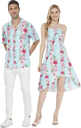 roupas para festa havaiana casal