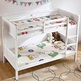 Junior Vida Gemini Bunk Bed Pine Wood Detachable Kids Bed Frame White view 4
