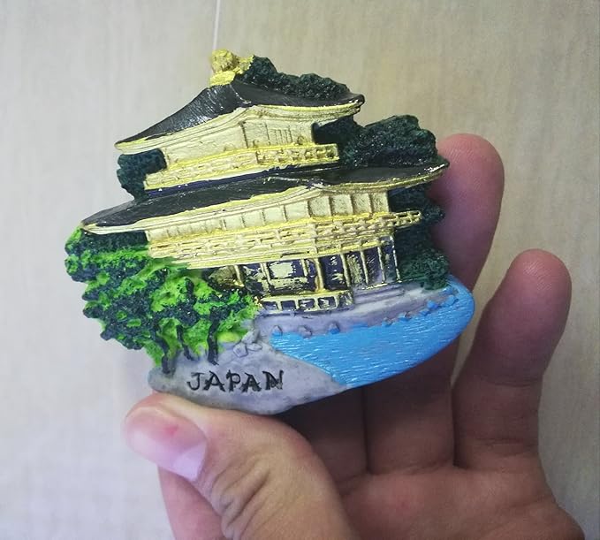 Imán para nevera en 3D, templo Kinkaku-ji (el Pabellón de Oro ...