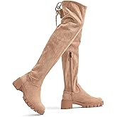 Jeossy Women's 990 Over The Knee High Boots Platform Thigh High Round Toe Long Boots