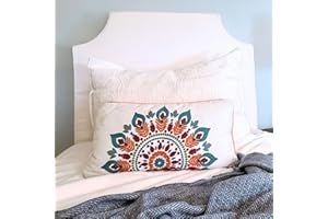 The Original Dormpillow- Portable Cushion Twin Headboard for Dorm, Lofted, Bunk Beds. Fill The Gap. Lightweight. Sturdy. Updated Cotton Canvas, Washable Cover. The Stylish Dorm Headboard