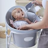 Shnuggle Bath Rinse Cup Grey - Baby Bath Hair Wash Jug No Tears Rim view 4