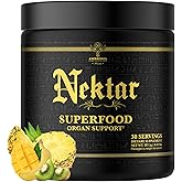 Ambrosia Nektar Superfood Powder | Daily Wellness Support Supplement | Greens Powder Alternative | 13 Superfoods for Energy, Digestion, Skin Health & Immune Support | 30 Servings | Fruit Symphony