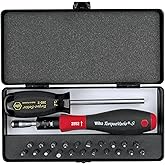 Wiha 28593 TorqueVario-S Micro-Bit Set, 24 Piece