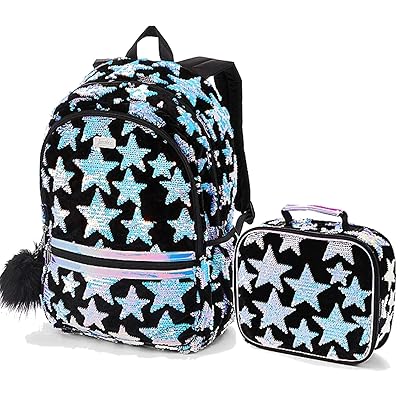 justice velvet backpack