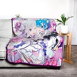 Re:Zero Plush Throw Blanket | Super Soft Fleece