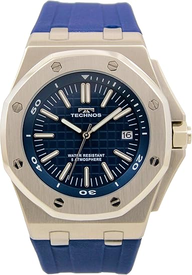 Amazon テクノス 腕時計 T9a34sn メンズ ブルー メンズ腕時計 腕時計 通販