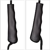 Relaxdays Bike Storage Ceiling Mount Lift 20kg Rope Garage Cellar Black view 6