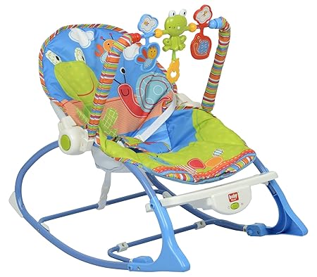 Babymate Jungle Friend Rocker (Blue)