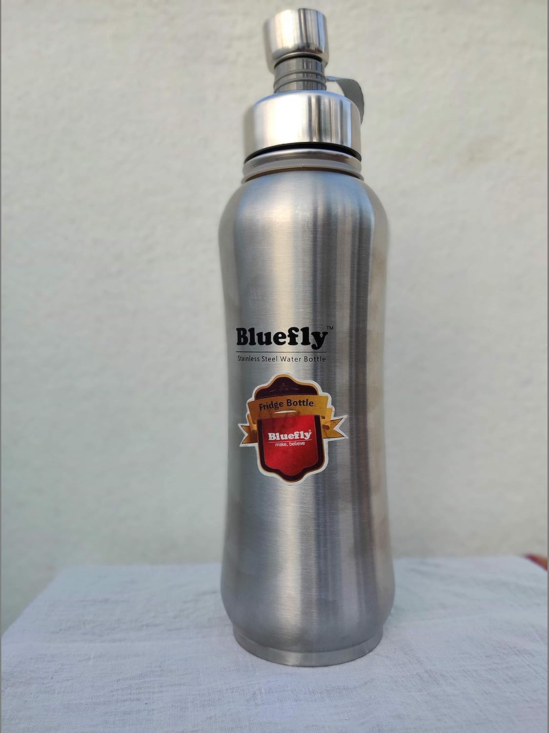 Hanivikcu Hanivik Stainless Steel Blue Fly Bozzo Fridge Water Bottle Refrigerator Bottle Thunder 1000 Ml 2pc Amazon In Home Kitchen