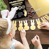 Uncle Paul Golden Mirror Cardstock 25 Sheets 250gsm A4 297x210mm view 5