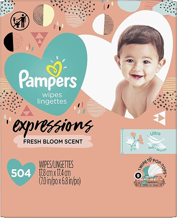 pampers expressions fresh bloom scent