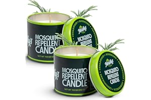 Murphy's Naturals Mosquito Bug Repellent Candles for Outdoor Patio, Citronella & Essential Oils, Soy/Beeswax Blend, 30-Hour Burn Time, 9 Ounce, 2-Pack