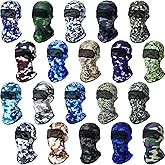 Zhanmai 20 Pcs Balaclava Full Face Mask Ski Mask UV Protection Full Face Cover for Men Women Outdoor Sports (Camouflage)