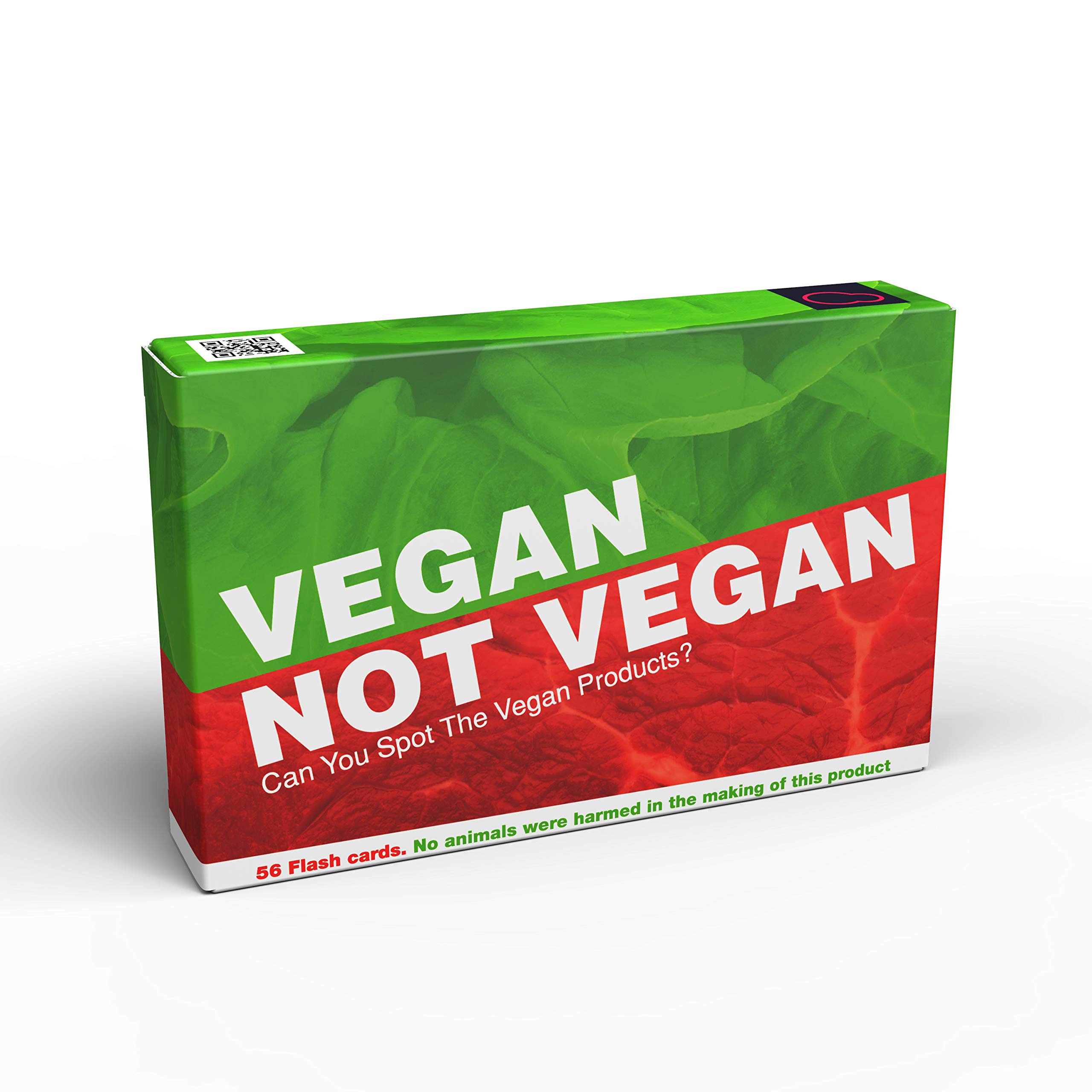 Bubblegum Stuff Vegan Not Vegan Game - Guess The Vegan Products Fun Flash Card Game - Fun Yes Or No Guessing Game - Suitable For Family, Kids, Teenagers & Adults