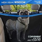 Just Pet Zone Dog Car Hammock with Mesh Window Padded 4 Layers Waterproof view 5