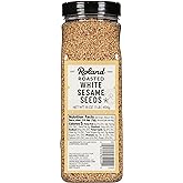 Roland Foods Roasted White Sesame Seeds, Specialty Imported Food, 16 Ounce, Pack of 1